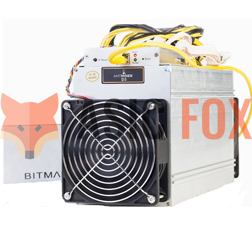 Cryptocurrency Miner Asic Bitmain Antminer D3 Asic Antminer D3 БУ